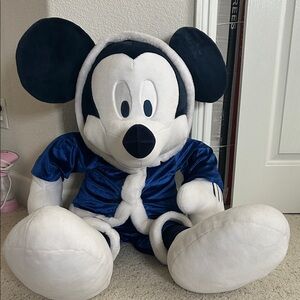 Plush Toy with Blue and White Outfit